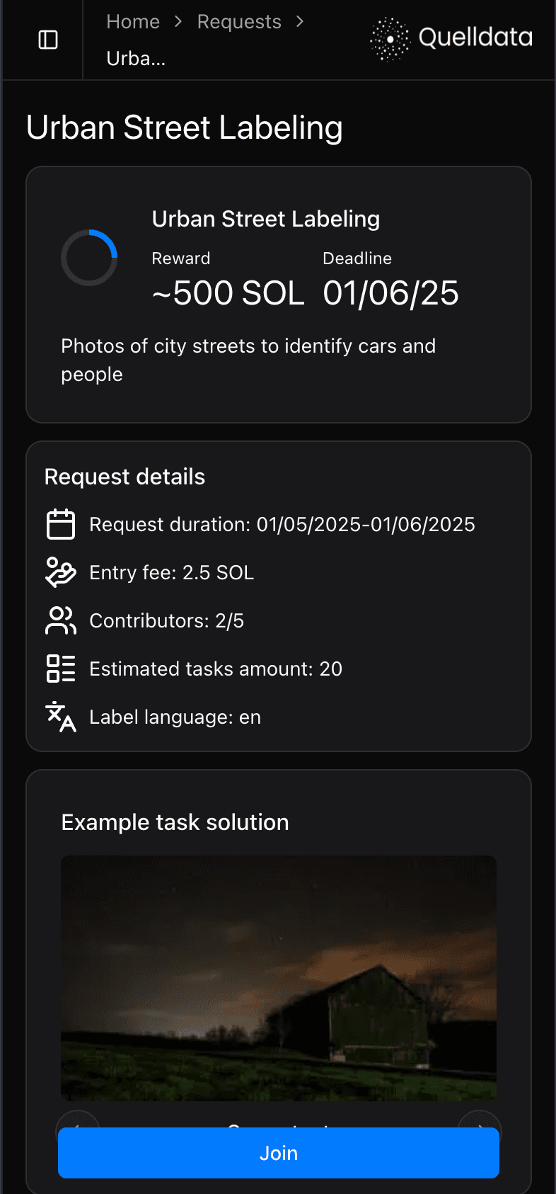 example image screen